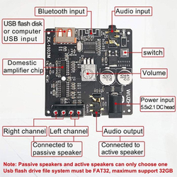 Bluetooth přijímač a zesilovač 2x100W, modul ZK-1002M