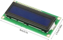 Displej LCD1602A  I2C, 16x2 znaků, modré podsvícení