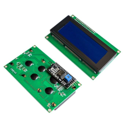 Displej LCD2004 IIC/I2C, 20x4 znaky, modré podsvícení