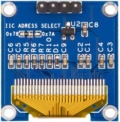 Displej OLED 0,96”, 128x64 znaků, IIC/I2C, 4piny, bílý