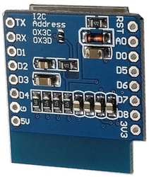 Displej OLED 0,66” mini, 64x48 znaků, IIC/I2C