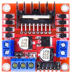 Driver, řadič pro krokový motor, modul s L298N