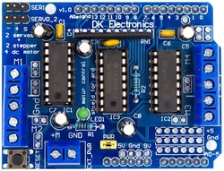 Driver, řadič pro krokové motory, modul s L293D