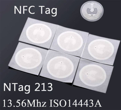 Nálepka NFC tag Ntag 213 144bit, balení 5ks