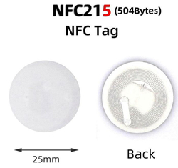 Nálepka NFC tag Ntag 215 504bit, balení 5ks