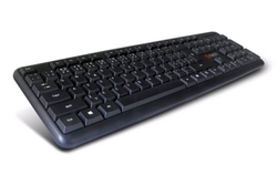 Klávesnice C-TECH CZ/SK KB-102 USB slim černá