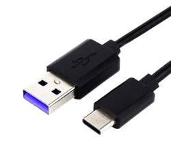 Kabel USB 2.0 konektor USB A / USB-C 1m, černé