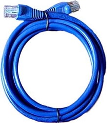 UTP kabel Patch RJ45 10m modrý cat5e