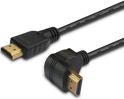 Kabel HDMI(A)-HDMI(A) úhlový 1,5m Savio CL-04