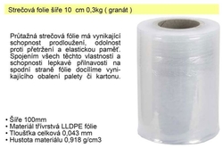 Strečová (STRETCH) folie 10cm/0,3kg