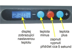 Pájecí pero DKT-907S 230V/60W s termostatem a displejem