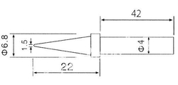 Hrot C1-1 pro pájecí stanice