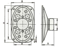 Reproduktor širokopásmový  TESLA ARE4604 4ohm/4W