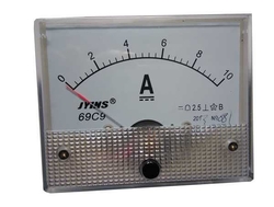 Analogový panelový ampérmetr 69C9 10A DC