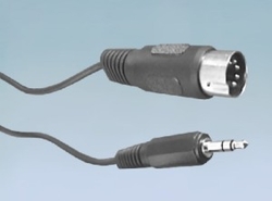 kabel DIN 5kol-JACK 3.5 stereo, 1.5m