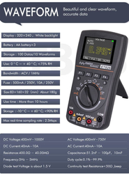 Osciloskop 1MHz a multimetr ET828