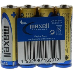 Baterie MAXELL 1,5V AA(LR6) 4S ALK, balení 4ks