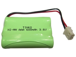 Akupack NiMH AAA 3,6V/600mAh TINKO