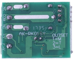 Dálkové ovládání - přijímač + vysílač 433MHz, napájení 12V