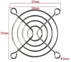 Mřížka ventilátoru 60x60mm kovová