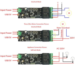 Modul TUYA wifi ST-DC2, Android/iOS dvoukanálový