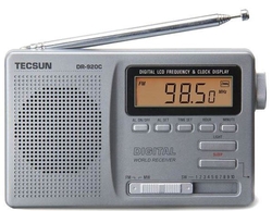 SV+KV+FM přehledový přijímač TECSUN DR-920C /světové rádio/