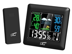 Meteostanice LTC STP06 s barevným displejem, černá