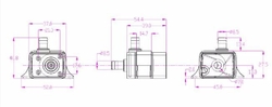 Akvarijní čerpadlo AD20P-1230E 240l/hod, 12V/3,6W