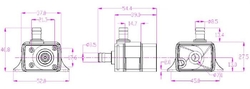 Akvarijní čerpadlo AD20P-0510A 120l/hod, 5V/0,85W