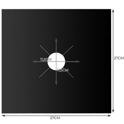 Kryt na plynový sporák teflonový 4 ks