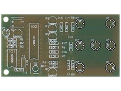 Hrací kostka elektronická červená, STAVEBNICE ISCK057A